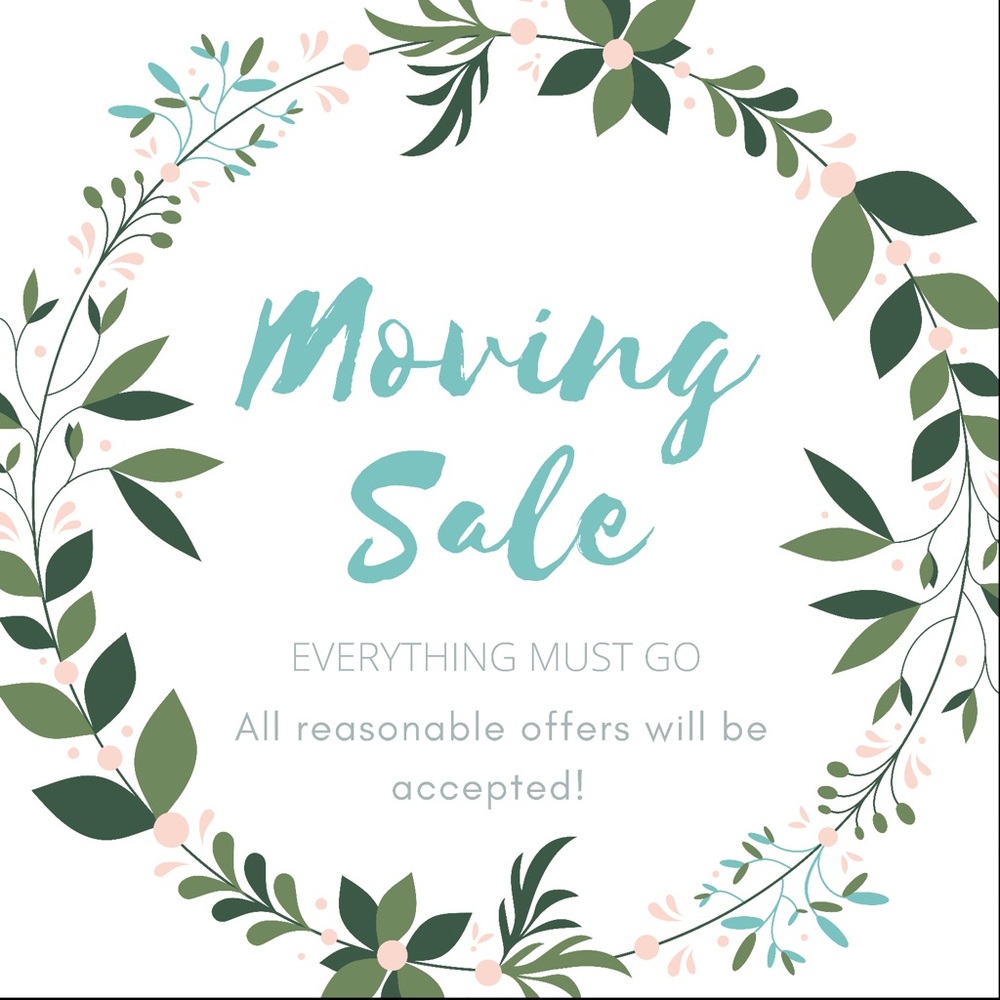 MOVING SALE